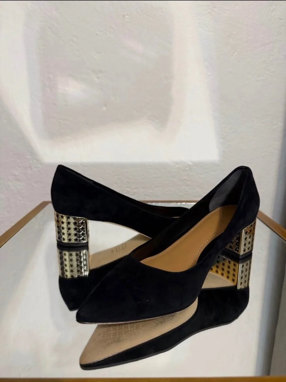 Tory Burch Olympia Pump Black Suede - Picture 1 of 4